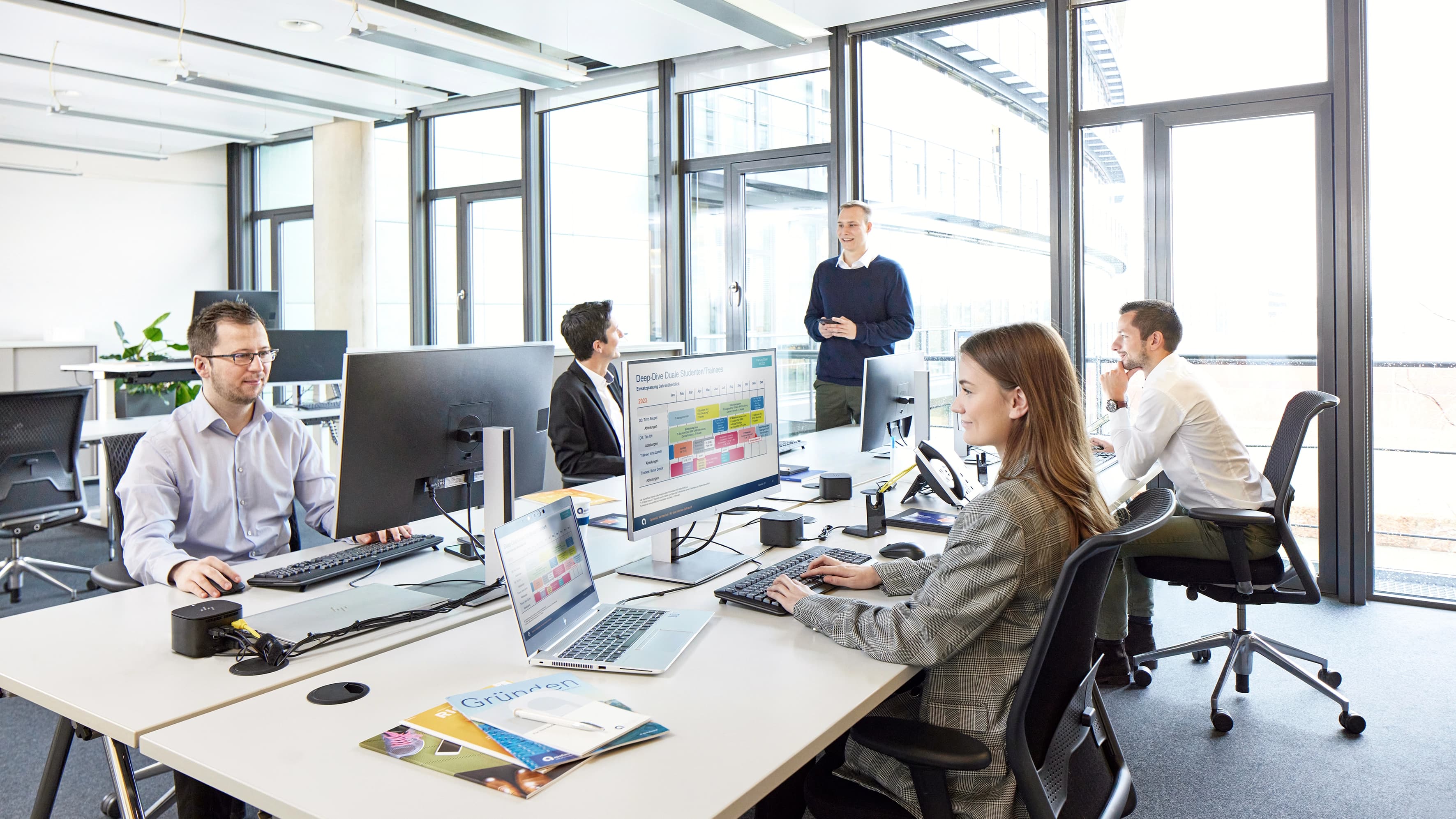 Mitarbeiter im Büro